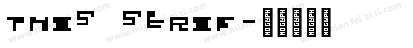 this serif字体转换